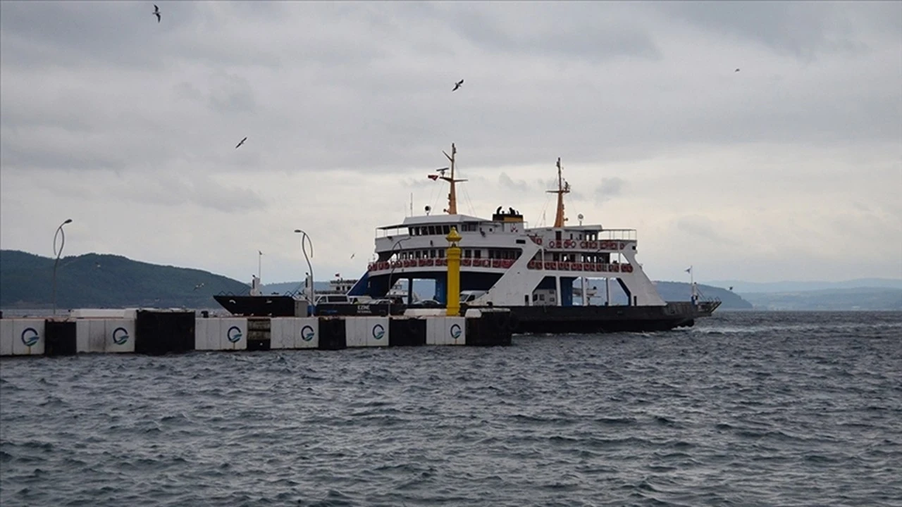 Olumsuz hava nedeniyle Gökçeada ve Bozcaada seferleri iptal