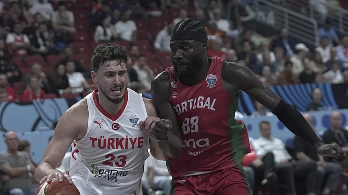 Türkiye 95-54 Portekiz (MAÇ SONUCU - ÖZET) 12 Dev Adam 3'te 3 yaptı!