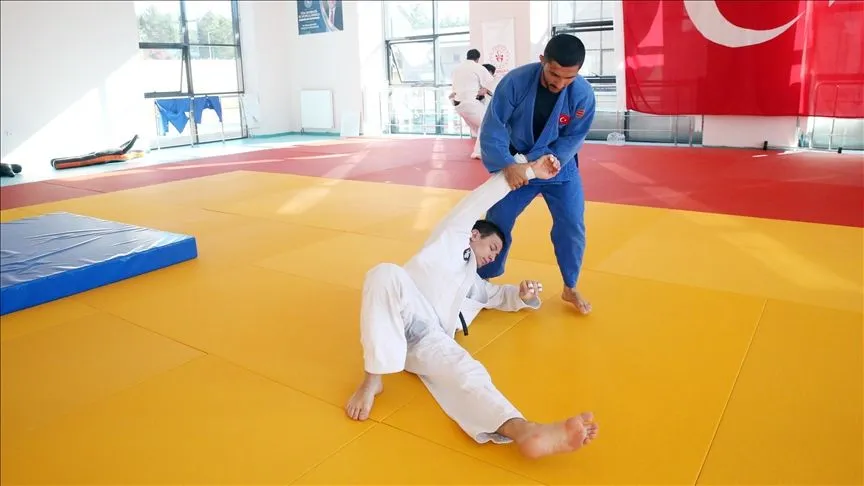 Milli judocu Salih Yıldız'ın hedefi 2028 olimpiyatları