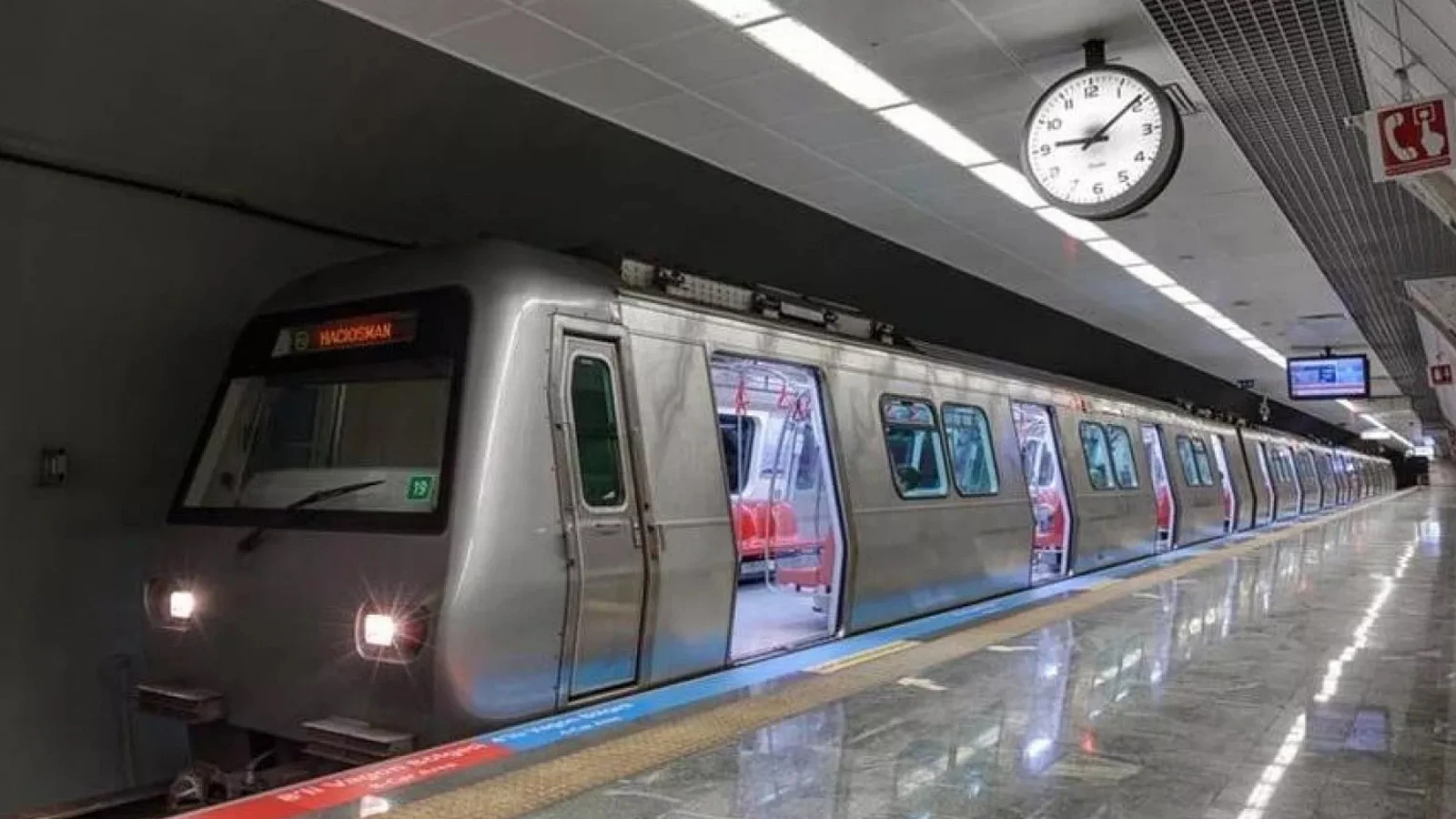 Gayrettepe-Zincirlikuyu metro bağlantısında çalışma