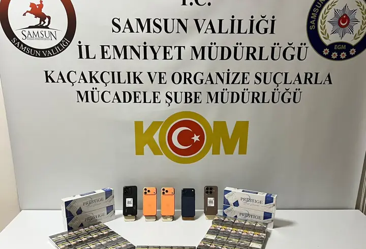 Samsun'da kaçakçılık operasyonunda 3 zanlı yakalandı