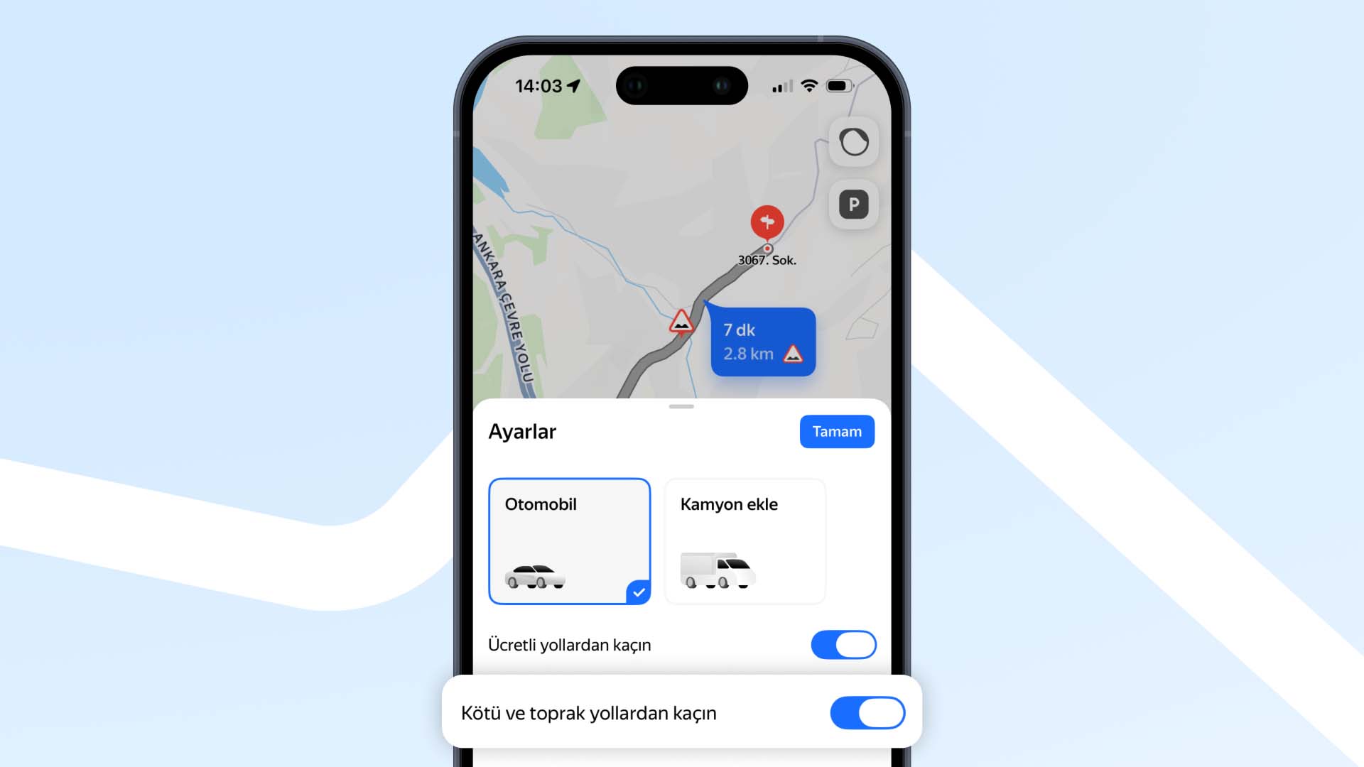 Yandex Maps Ve Navi’ye Bozuk Ve Asfaltsız Yollardan Kaçın Seçeneği Geldi