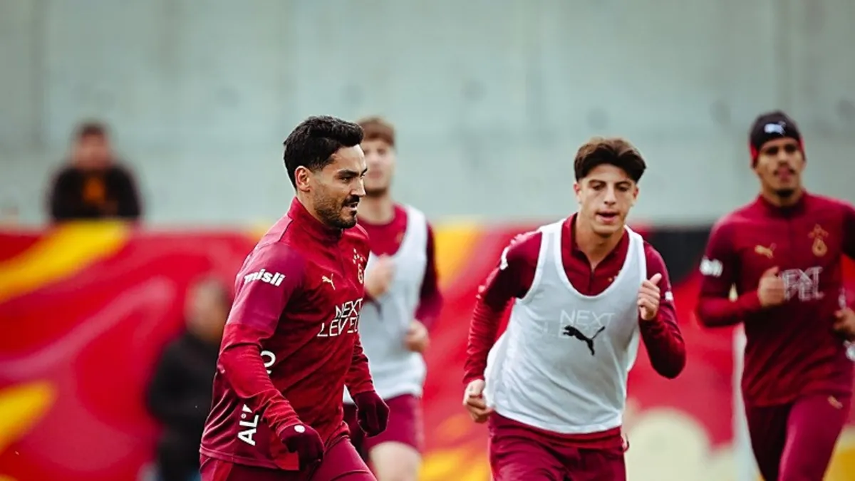 Galatasaray, milli arada hazırlıklarını sürdürdü