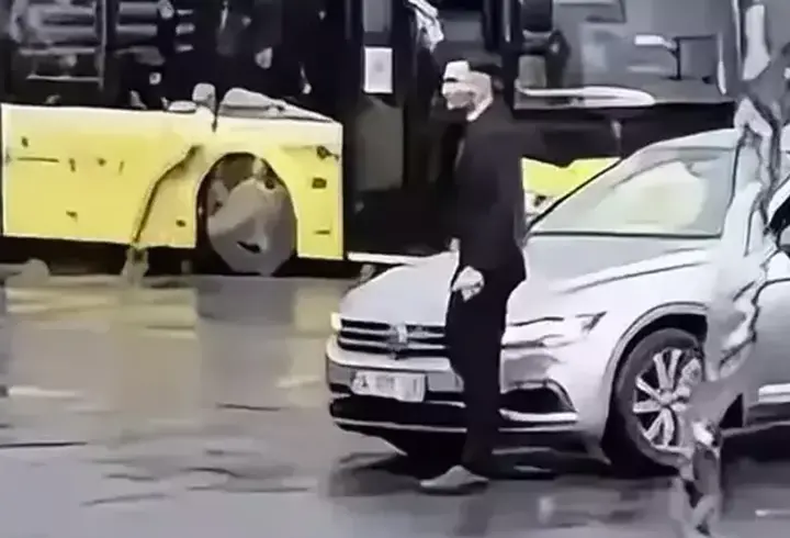 Şişli’de İETT durağında havaya ateş açan şüpheli yakalandı