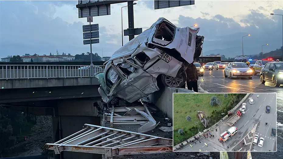 "Uçan Yol"da can pazarı: 1'i ağır 3 yaralı