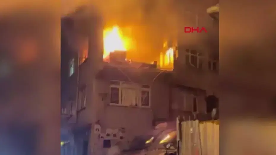 Kağıthane’de 6 katlı binada patlama