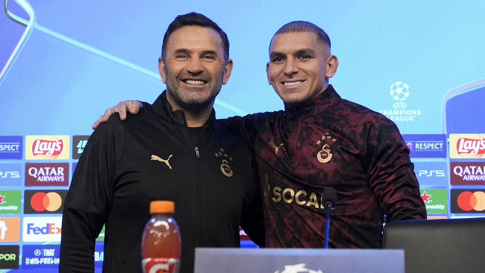 Okan Buruk: "Takımım Atletico Madrid maçına mental olarak çok hazır"