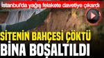 Pendik'te Yağış Sonrası Toprak Kaydı: 9 Katlı Apartman Tahliye Edildi