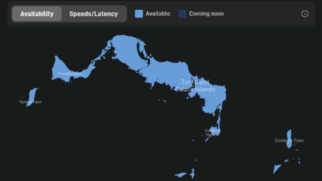 SpaceX’in hizmeti Starlink artık Turks ve Caicos Adaları’nda da kullanılabiliyor