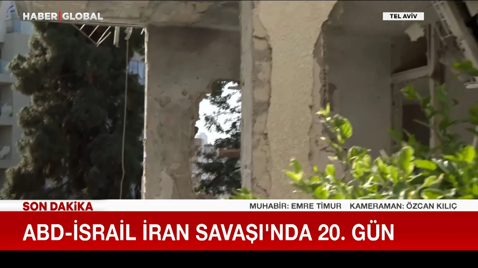 İran Tel Aviv'i füzelerle vuruyor!