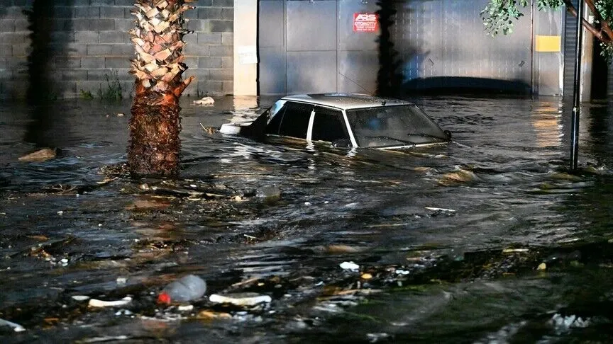 Osmaniye'de sağanak nedeniyle Bülbül Deresi ve Savrun Çayı taştı