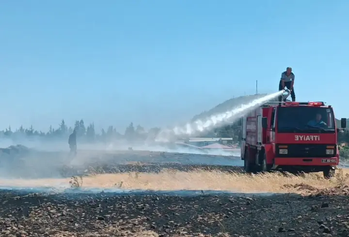Gaziantep'te çıkan anız yangını kontrol altına alındı