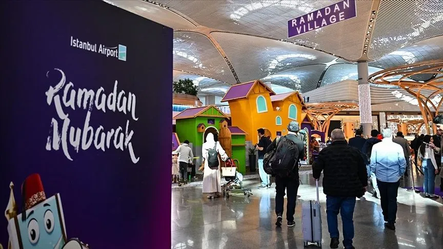 İstanbul Havalimanı'nda "Ramazan Köyü" kuruldu