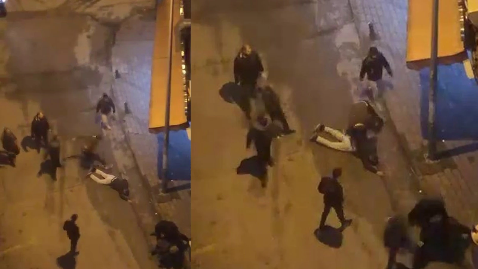 Bursa'da "laf atma" kavgası: Dövülüp yerde tekmelendi