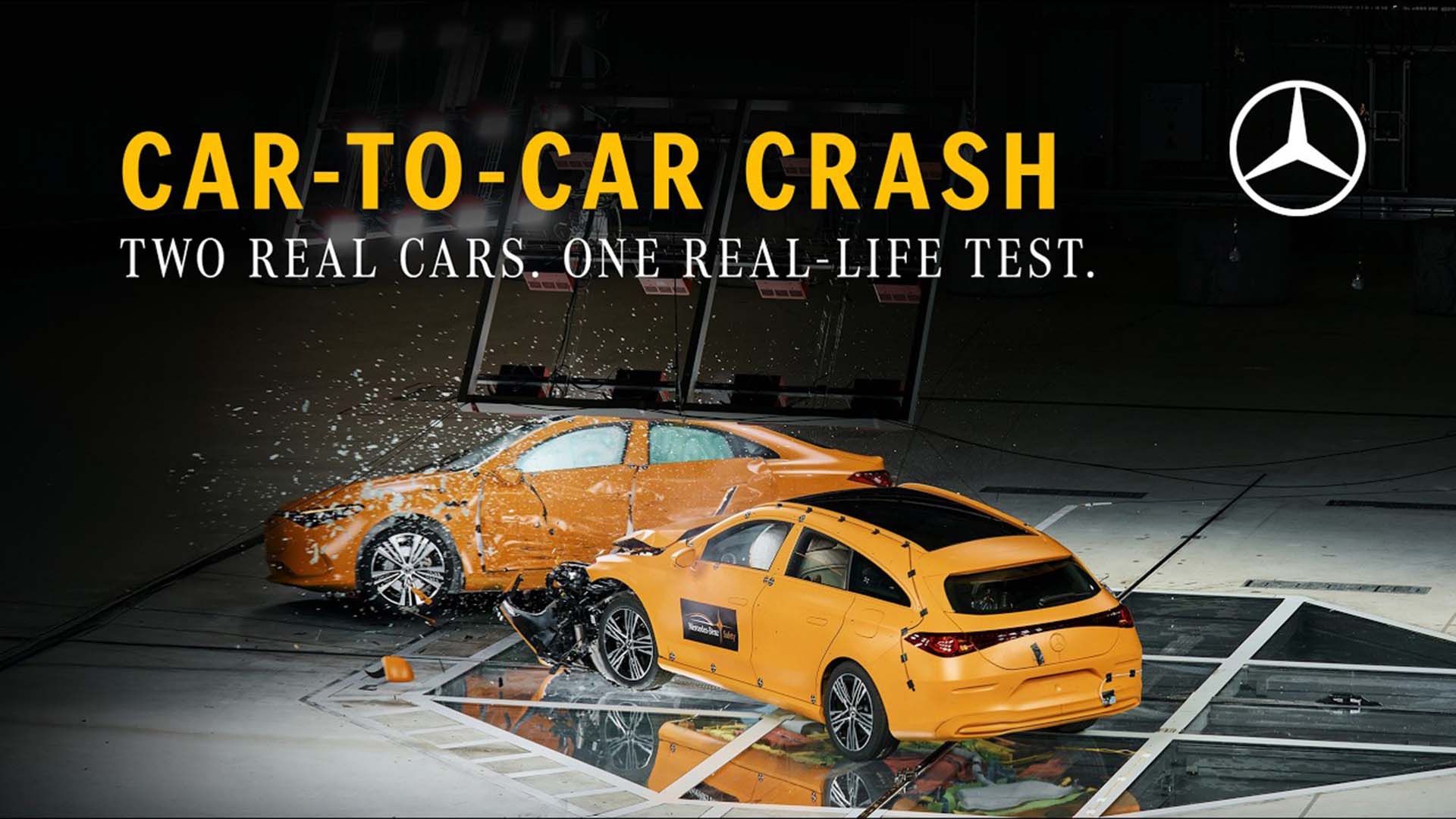 Mercedes-Benz, İki Farklı Cla İle Kaza Testi Yaptı [Video]
