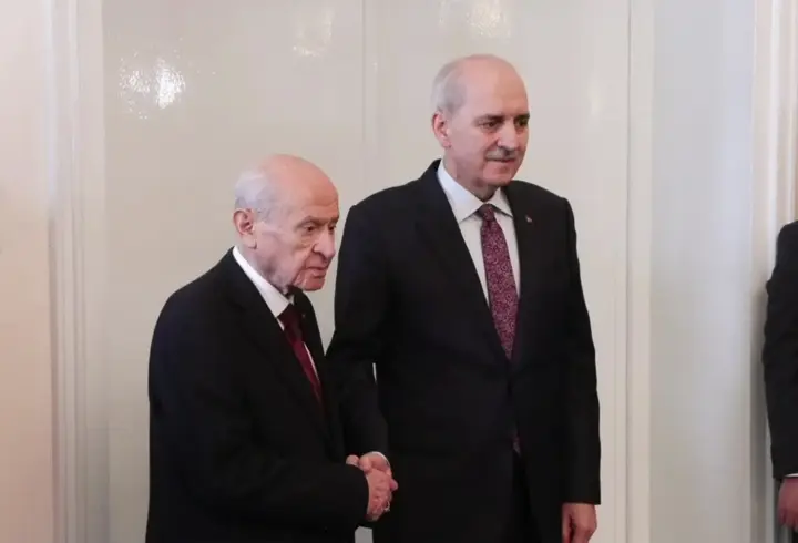 TBMM Başkanı Numan Kurtulmuş, Devlet Bahçeli'yi ziyaret etti