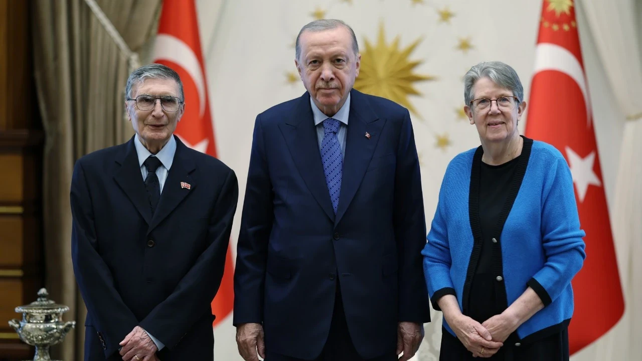 Cumhurbaşkanı Erdoğan, Prof. Dr. Aziz Sancar'ı Kabul Etti