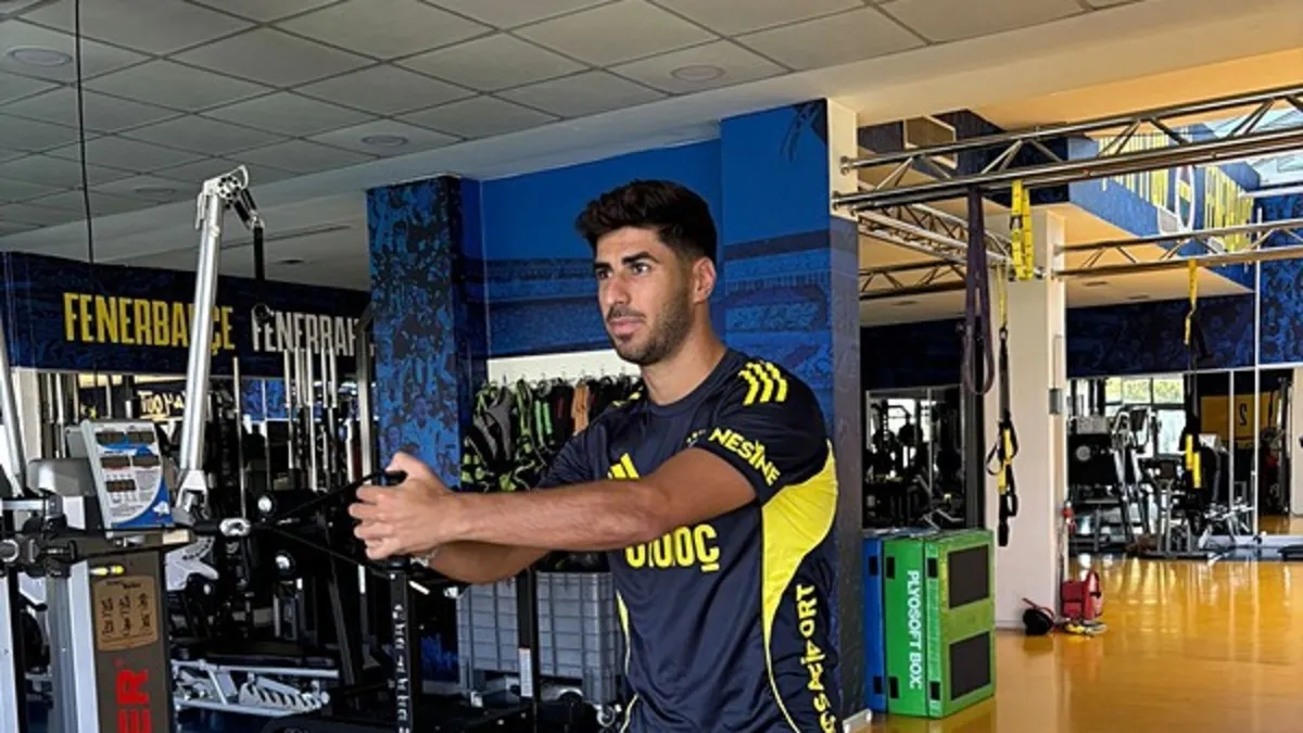Fenerbahçe'nin yeni transferi Marco Asensio bireysel çalışmalarını sürdürüyor