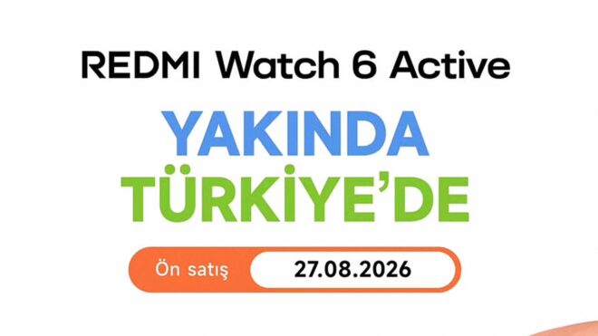 Redmi Watch 6 Active, yakında Türkiye’de satışa sunulacak