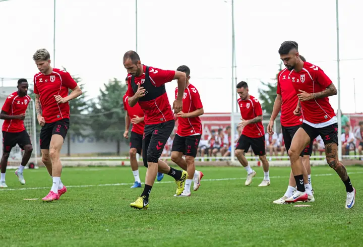 Samsunspor, Panathinaikos maçı hazırlıklarını sürdürdü