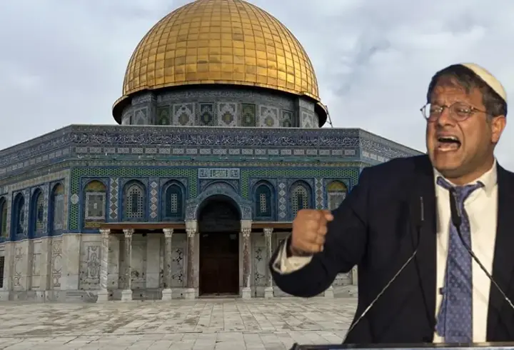 İsrailli bakandan provokatif hamle! Mescid-i Aksa'ya baskın düzenledi