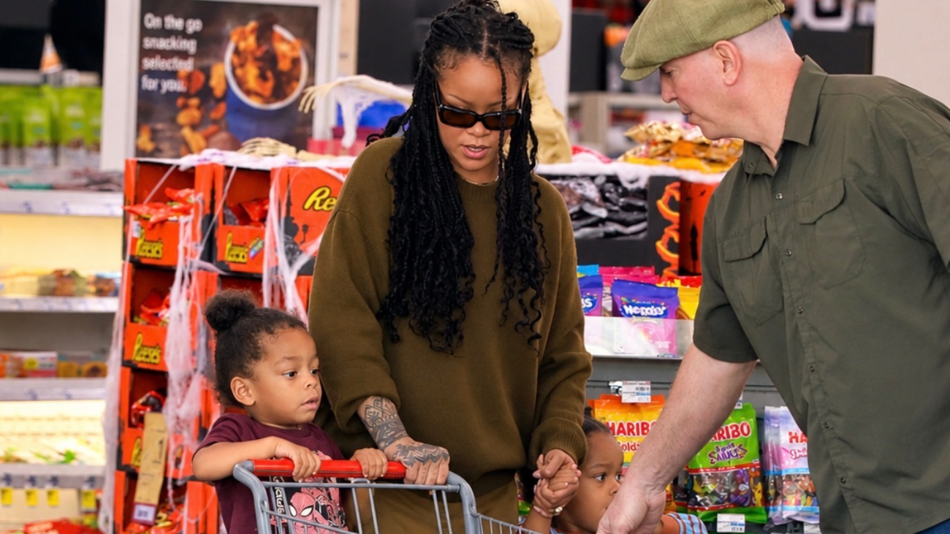 Rihanna Çocuklarıyla Alışverişe Çıktı