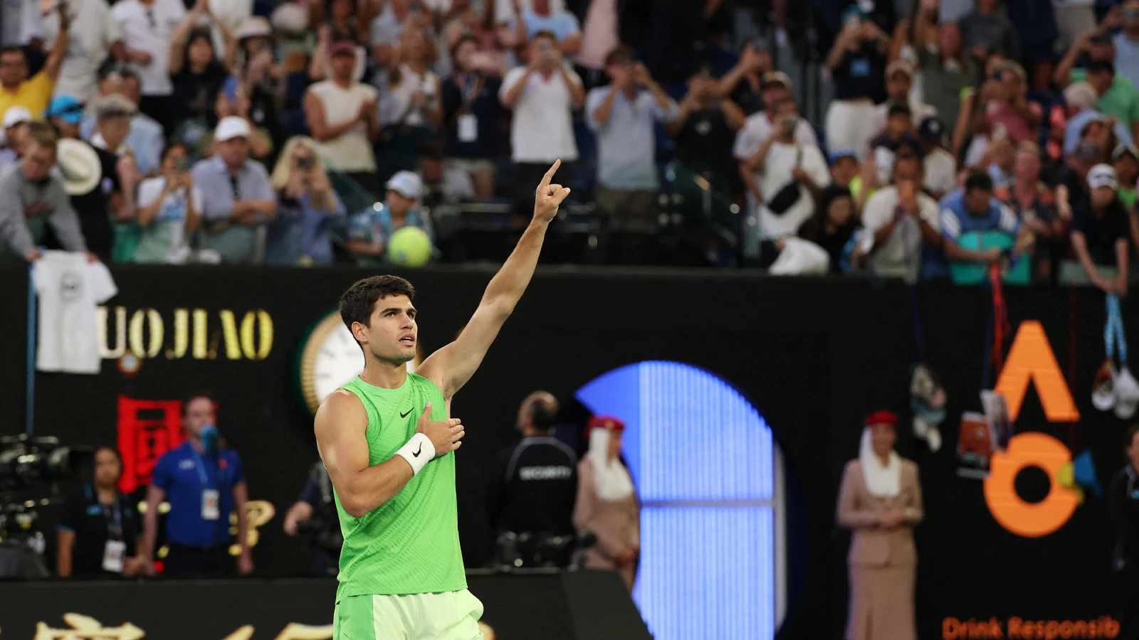 Carlos Alcaraz, Avustralya Açık'ta finale yükseldi!