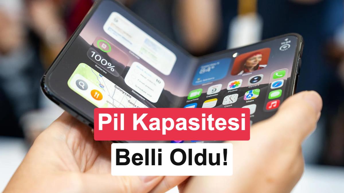 Katlanabilir iPhone'un Batarya Kapasitesi Belli Oldu
