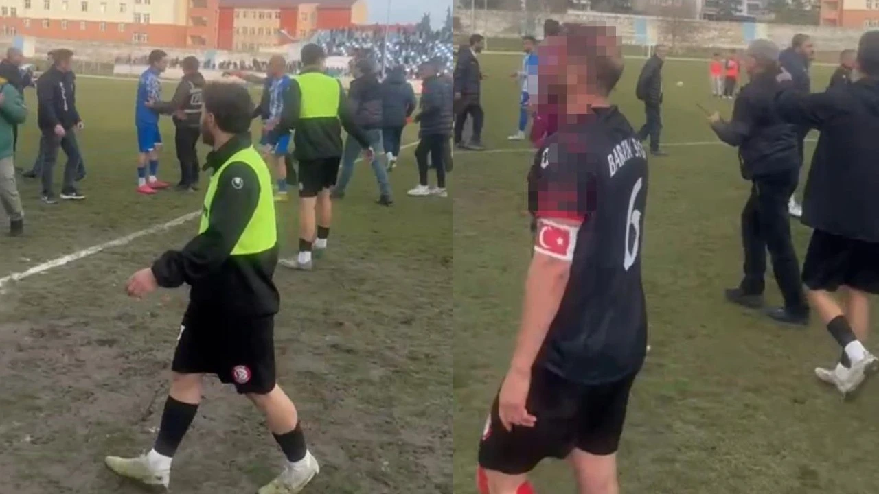 Maç sonu ortalık savaş alanına döndü: Futbolcular kanlar içinde kaldı