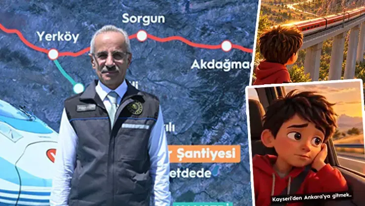 'Hele Gardaş' Dedi, Milyonlar Bu Videoyu İzledi! Ankara-Kayseri Arası 1 Saat 45 Dakikaya Düşecek