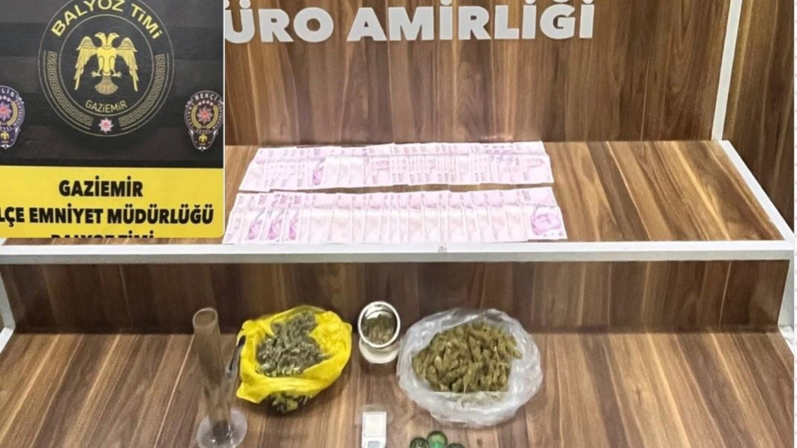 İzmir'de uyuşturucu operasyonu: 1 zanlı gözaltında