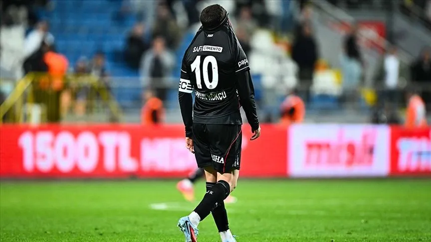 Ligin ilk yarısında Beşiktaş'ın en hırçını Orkun Kökçü oldu
