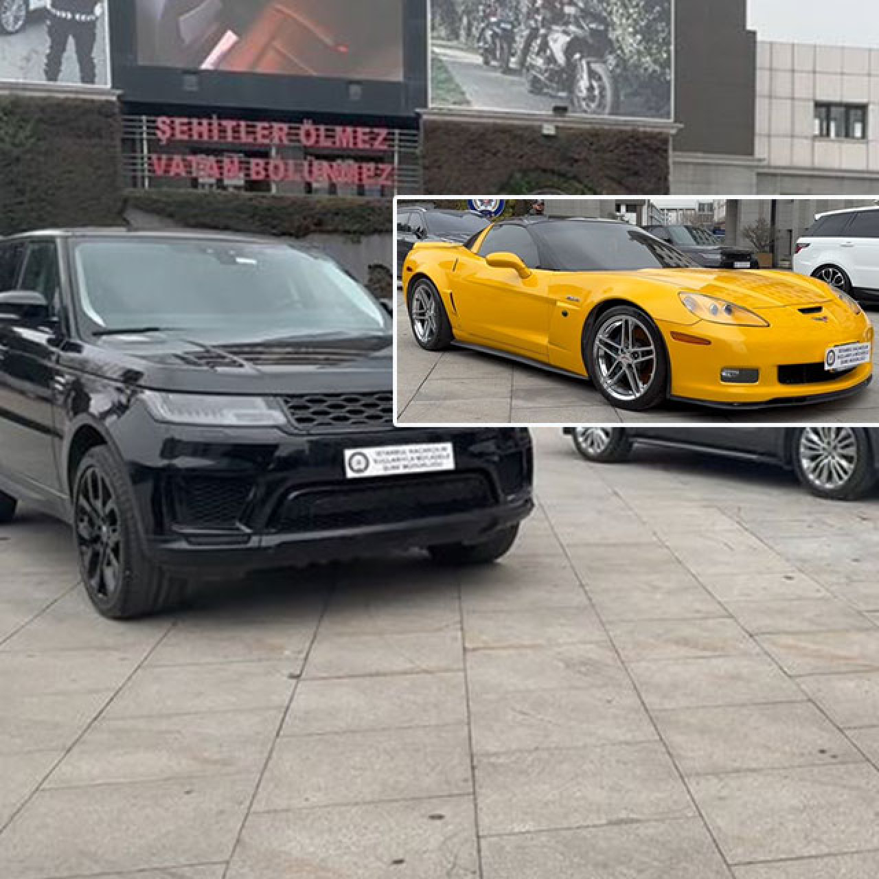 Emniyetin bahçesi galeriye döndü! Toplam değeri: 65 milyon TL