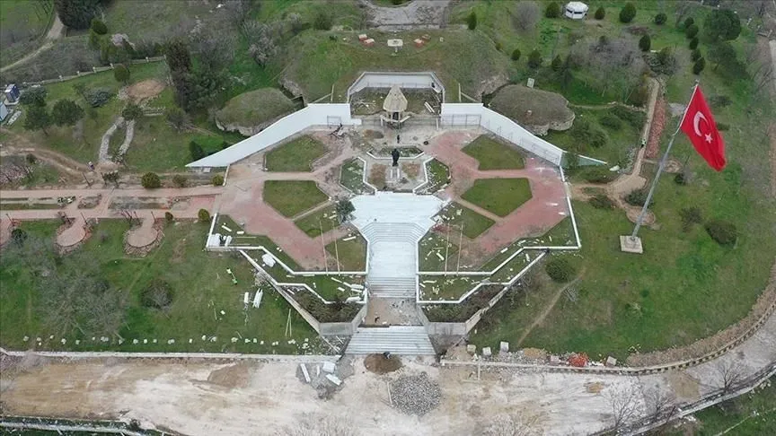 Edirne'deki tarihi Kıyık Tabya'da restorasyon çalışmaları başladı