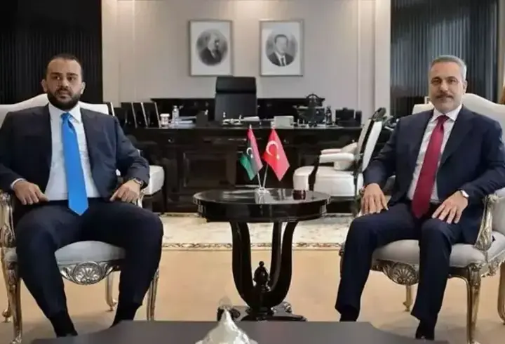Dışişleri Bakanı Hakan Fidan Abdüsselam Zubi ile görüştü