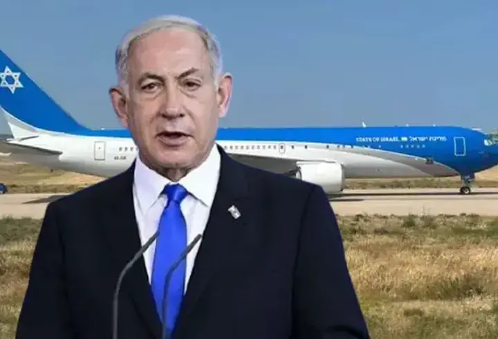 Gözler İran-ABD gerilimindeyken, Netanyahu'nun uçağı ülke dışına çıkarıldı