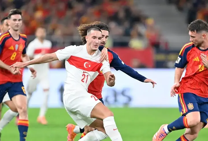 İspanya 2-2 Türkiye Maç Özeti | A Millî Takım, İspanya'dan başı dik dönüyor
