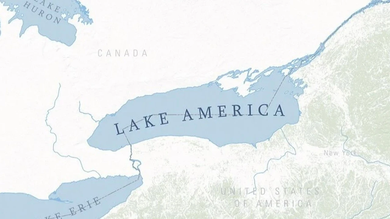 Google Haritalar, Ontario Gölü'nün adını Amerika Gölü olarak değişti