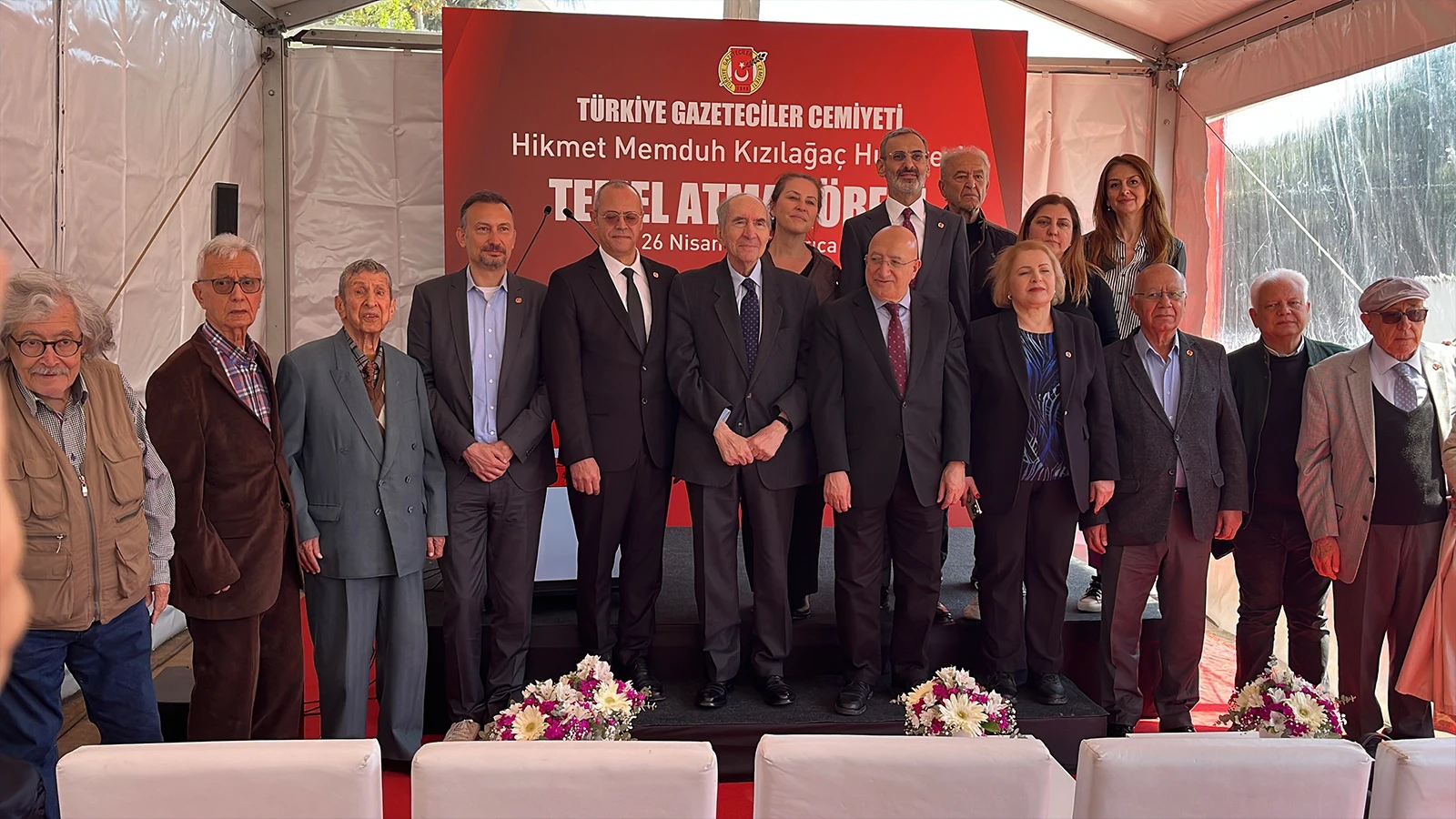 Türkiye Gazeteciler Cemiyeti Huzurevi'nin temeli törenle atıldı
