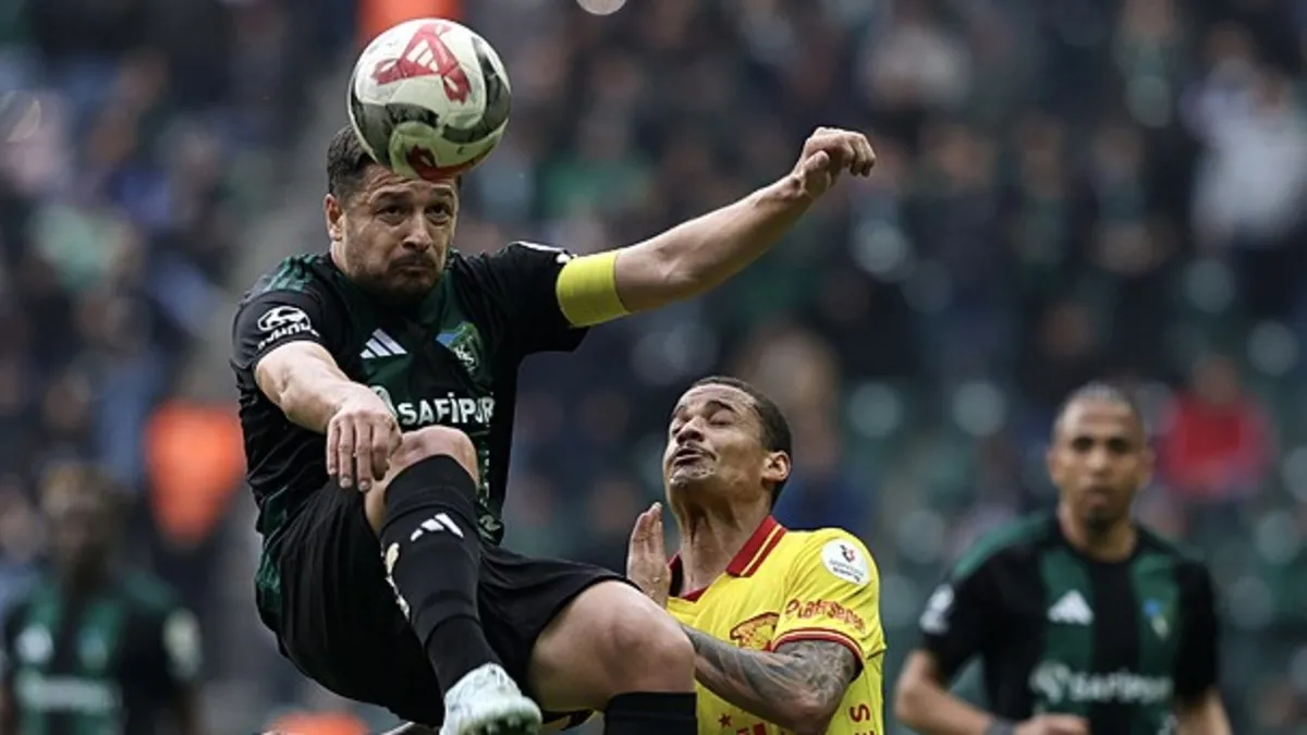 Kocaelispor son saniyede 1 puanı kaptı!