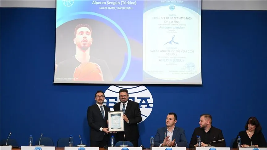 AA Genel Müdürü Karagöz "Balkanlar'da Yılın Sporcusu" ödül törenine katıldı