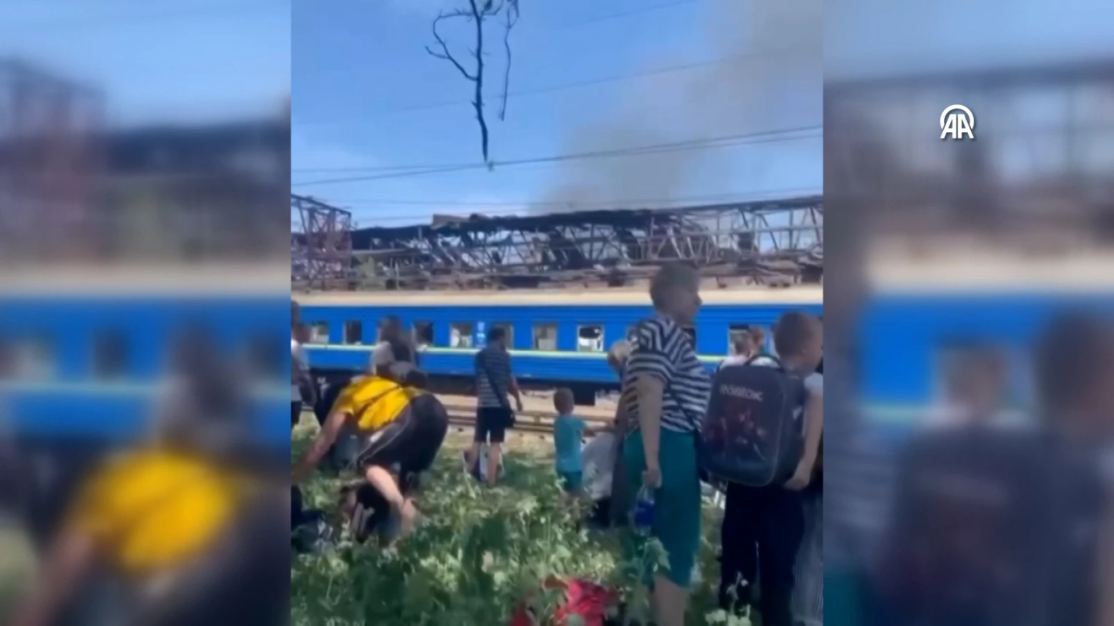 Rusya'dan Dnipro’ya hava saldırısı! Yolcu treni hasar gördü