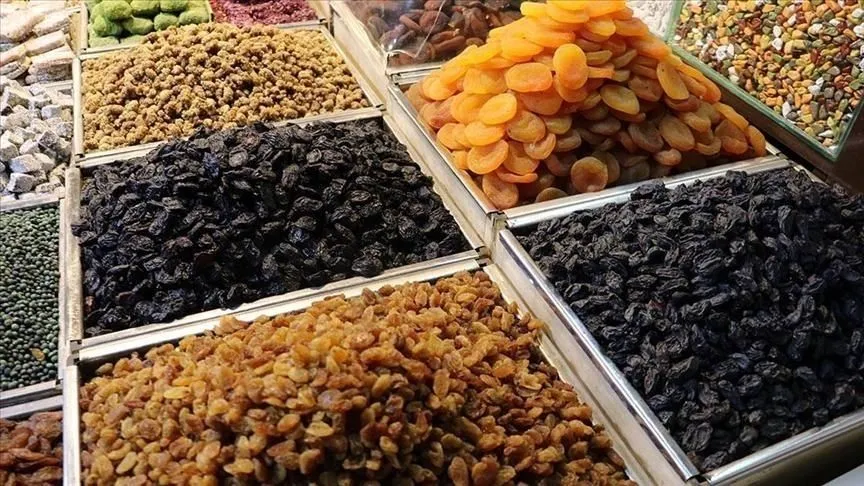 Türkiye'nin kuru meyve ve mamulleri ihracatı yüzde 3,1 arttı