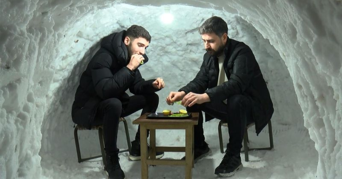 Muş'ta 'Otantik İglo Cafe'
