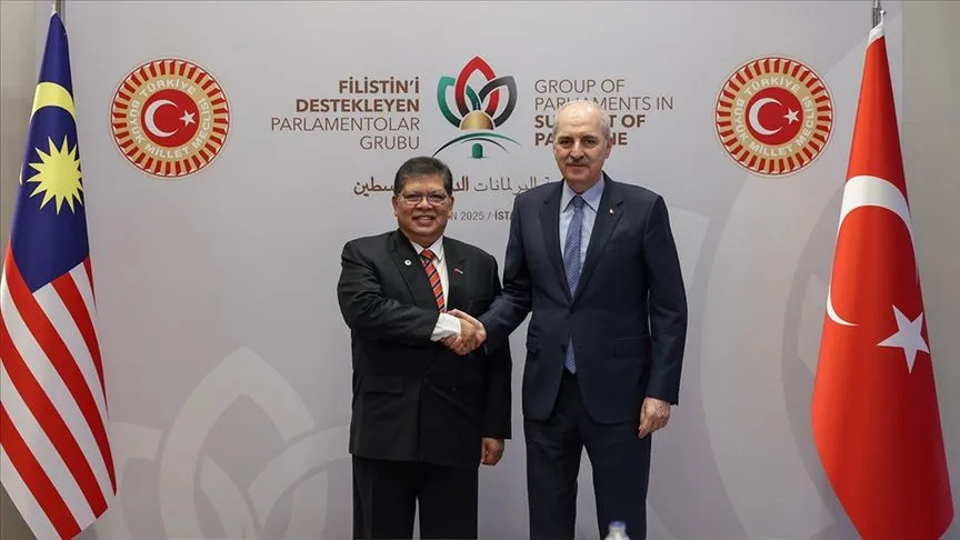 TBMM Başkanı Kurtulmuş, Malezya Temsilciler Meclisi Başkanı Abdul ile görüştü