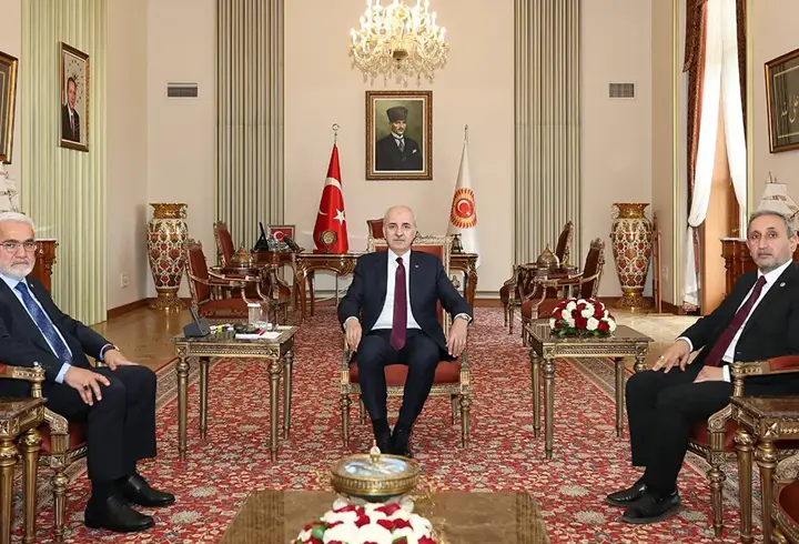 TBMM Başkanı Numan Kurtulmuş, Yapıcıoğlu'nu kabul etti