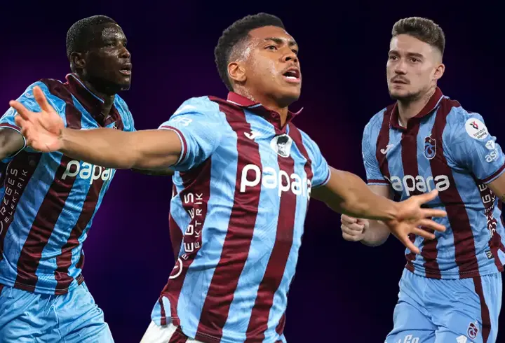 Trabzonspor'un golcü üçlüsü: Onuachu - Augusto - Muçi