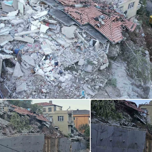 Zonguldak’ta Bina Faciasının Boyutu Gün Ağarınca Ortaya Çıktı: 7 Bina Tahliye Edildi