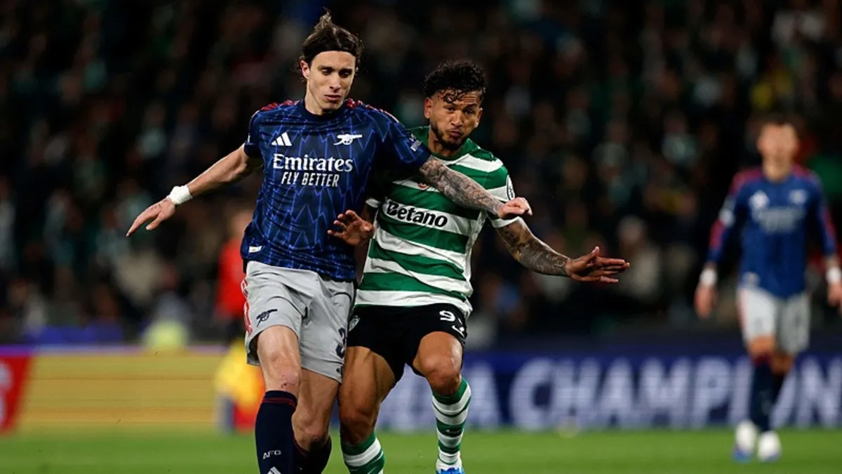 Arsenal, Sporting deplasmanında uzatmalarda sevindi! Rövanş öncesi avantajı kaptı