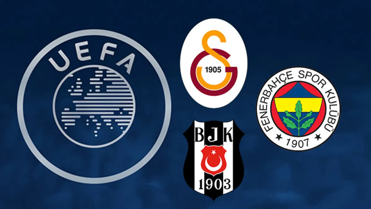 UEFA açıkladı: İlk 25'te Beşiktaş, Fenerbahçe ve Galatasaray da var!